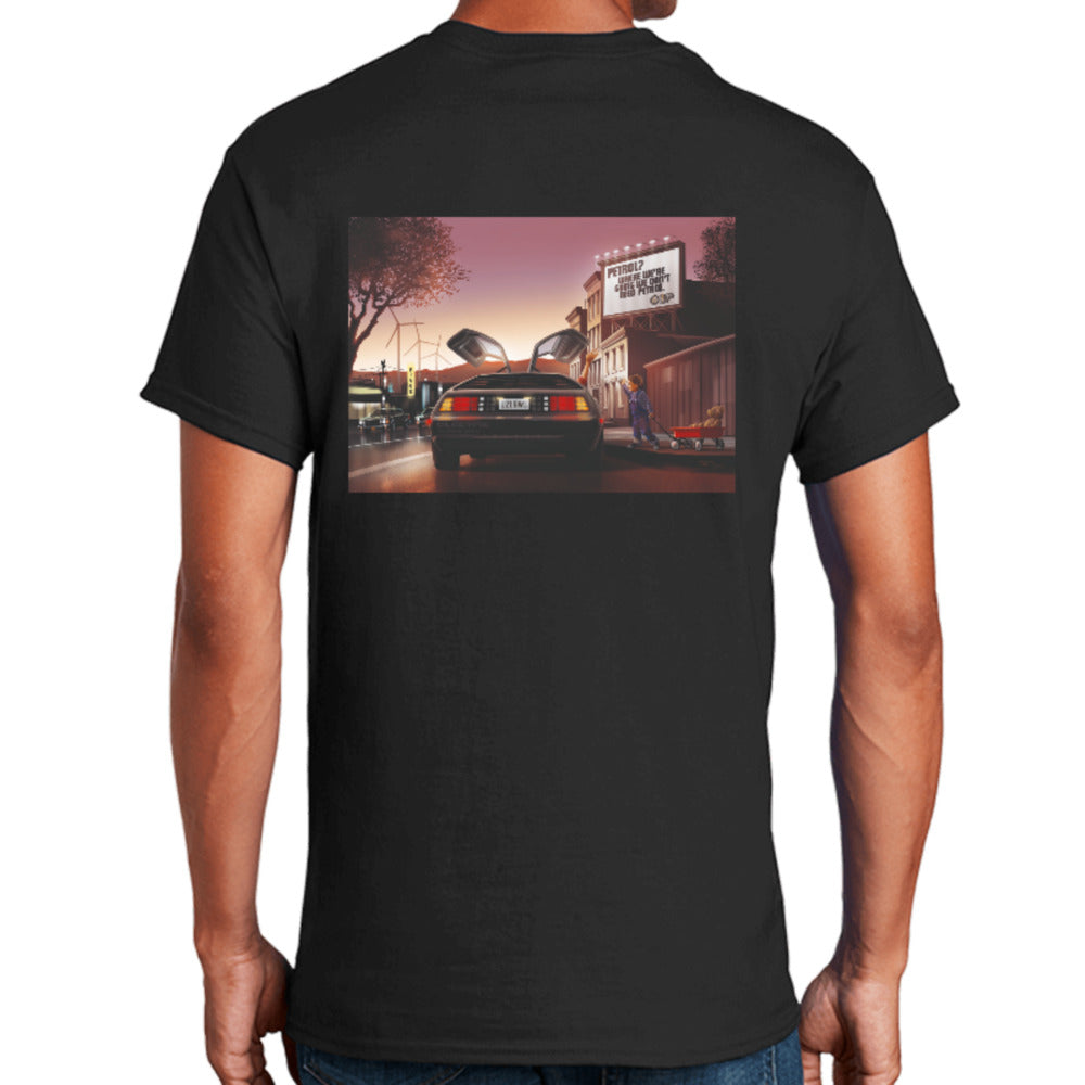 Delorean t shirt best sale